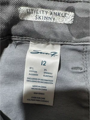 Gray Camouflage Pants with Front Pockets - Size 12 thumbnail 8