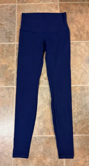 lululemon athletica Deep Navy High-Waist Leggings thumbnail 1