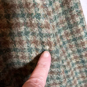 Vintage‎ 80's Wool Women's Green Plaid Jacket Preppy thumbnail 5