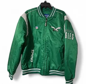 NFL Philadelphia eagles Green Eagles varsity Puffer Jacket XL thumbnail 1