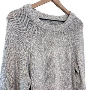 Women’s Aerie American Eagle gray marled raglan pullover sweater size large thumbnail 2