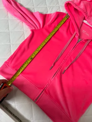 Aerie Velour Tracksuit Set Pink Y2K Lounge Pants Hoodie Coquette Barbiecore S thumbnail 12
