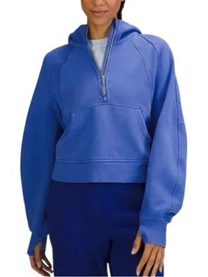 Lululemon Scuba Oversized Half-Zip Hoodie Purple Size XS/S thumbnail 1
