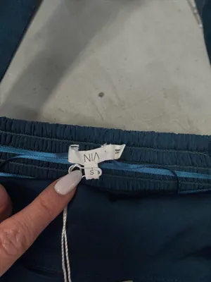 NIA Teal Square Neck Sleeveless Crop Top Bralette‎ thumbnail 3