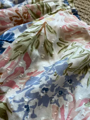 Billabong Floral Puff Sleeve Crop Top Medium thumbnail 2