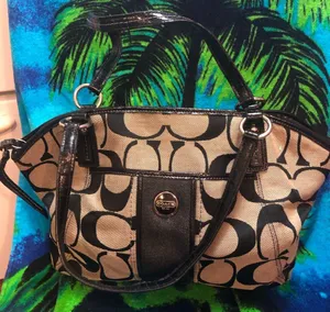 Coach signature pocket tote purse handbag 👜 thumbnail 1