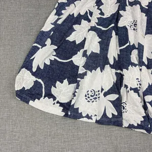 Philosophy Republic Clothing Skirt Womens M Blue Pleated Knee Length Lined thumbnail 2