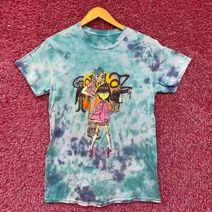 The Gorillaz Phase 1 Celebrity Take Down Rock Tie Dye size Small thumbnail 1