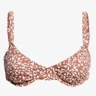 Roxy Rustic Brown Spotted Bikini Set thumbnail 1