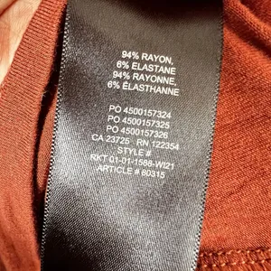 Aritzia Babaton Long Sleeve‎ Top Brown Medium Fitted Soft Casual Retro thumbnail 4