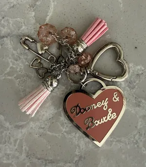 Dooney & Bourke Y2K heart bag charm thumbnail 1
