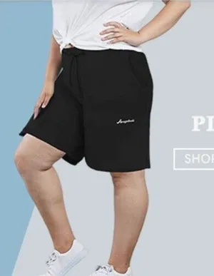 Aurgelmir Athletic Shorts Black Women’s 5Xl New thumbnail 1