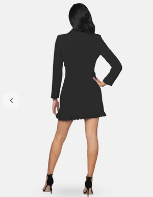 Bebe Pleated Blazer Dress thumbnail 4