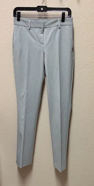 Express Light Gray Dress Pants Columnist Boot mid rise thumbnail 1