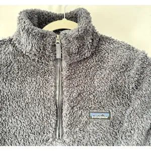 Patagonia Womens‎ Purple/Plum Quarter Zip Sherpa Fleece Activewear Small thumbnail 3