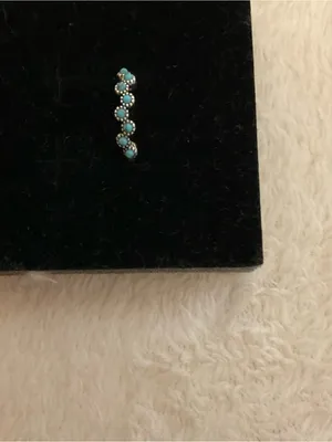 Turquoise Floral Accent Ring - Women Jewelry thumbnail 4