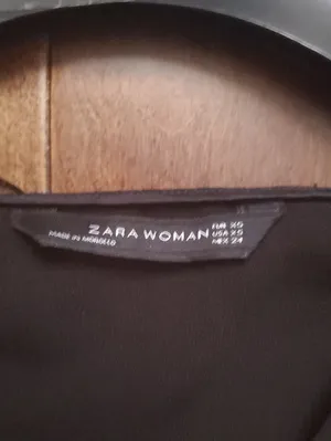 Zara Black V-Neck Lace-Trim Sleeveless Camisole Size Xs thumbnail 2