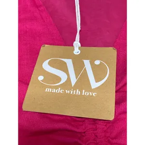 NEW Seven Wonders Pink Sleeveless Deep V Neck Ruched Tank Blouse Top Size L thumbnail 3