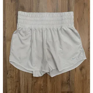 Nike Dri Fit Running Shorts‎ Women Large White Athletic Gym Lightweight thumbnail 2
