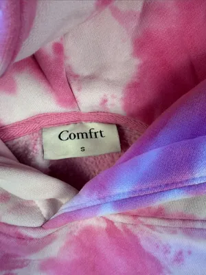 Comfrt Pink Tie-Dye Hoodie One-Piece thumbnail 2