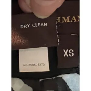 Dana Buchman‎ Black Trench Coat Zebra Lining Mandarin Collar sz XS Weathergear thumbnail 11