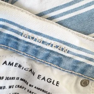 American Eagle AEO Striped Mom Jeans Size 4 Reg. thumbnail 9
