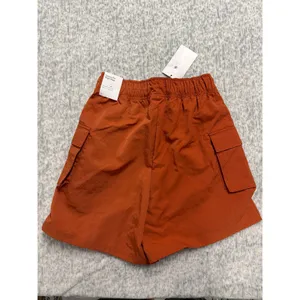 Nike Sportswear Essential Woven Cargo Shorts HighRise Burnt Orange DM6247-825 XS thumbnail 3