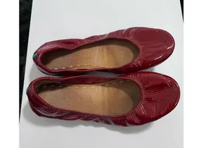 Tieks Ruby Red Patent Ballet Flats 9 - Women | Color: Red | Size: 9 thumbnail 1