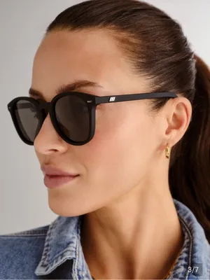 Le Specs Black Bandwagon Sunglasses thumbnail 2