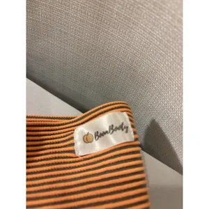 Boom‎ Booty Leggings Large Orange/Gray Yoga Compression Textured Athleisure Gym thumbnail 2