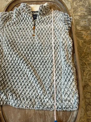 Simply Southern quarter zip long sleeve soft fuzzy pullover size Large thumbnail 6