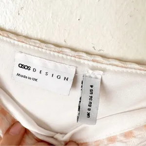 ASOS Design Women’s 4 Textured Cami Top in Checkered Print thumbnail 5