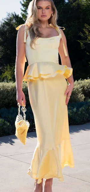 Show me your mumu Pauline peplum dress thumbnail 1
