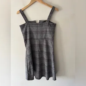 Aeropostale‎ Seriously Soft Houndstooth V-Wire Fit & Flare Dress thumbnail 6