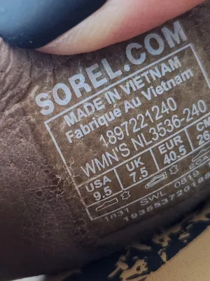 Sorel Ella Brown and Gold Slip On Sandals Leather and Elastic Straps Size 9.5 thumbnail 7
