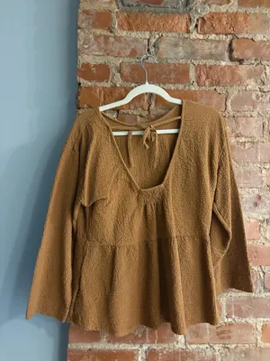Madewell Peplum Top thumbnail 3