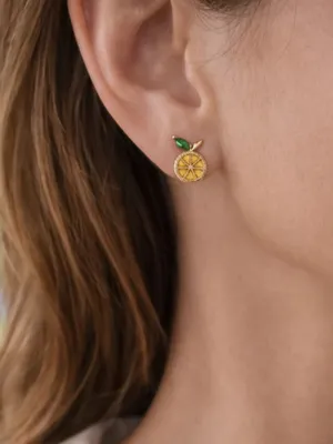 Lemon Drop Earrings Gold thumbnail 7