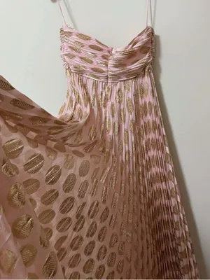 Alexis Maryana Maxi Dress Gown S/M/L Murex Pink Blush Gold Vacation S thumbnail 6
