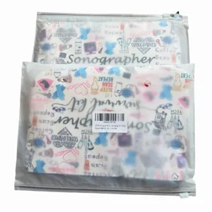 Sonographer Survival Kit Makeup Bags Set of 2 Ultrasound Tech Gift Pouches thumbnail 2