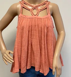 Altar’d State Beaded Sleeveless Lined Top thumbnail 1