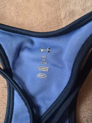 Under Armour Blue Sports Bra thumbnail 5