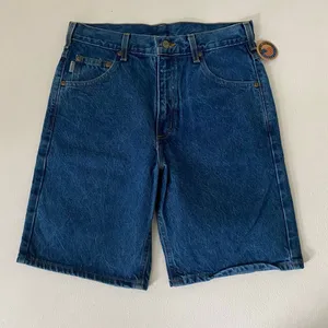 Carhartt NWT Relaxed Fit Denim Jean Shorts Size 31 Made in USA Workwear thumbnail 2