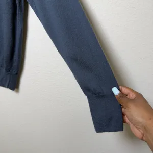 Muji Women 100% Merino Wool Sweater Medium‎ Minimalist Luxury Preppy Heritage thumbnail 3