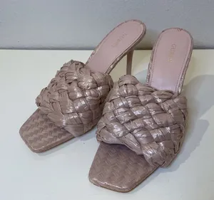 Guess‎ NWOT Women’s Byanna Woven Heels Sandals Size 9 thumbnail 1