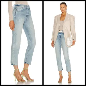 💕MOTHER SUPERIOR💕 Scrapper Ankle Jeans Light Wash Rigid Wild Calling 28 NWOT thumbnail 5