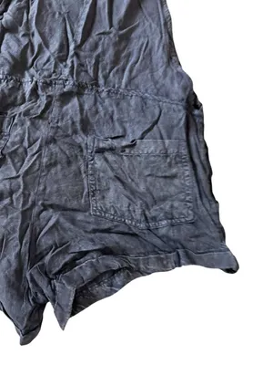ANGIE Dark Gray Romper Overalls Size M NEW NWT thumbnail 2