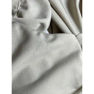 Abercrombie & Fitch Beige Khaki Colorblock Cutout Ruched Mini Bodycon Dress ST thumbnail 7