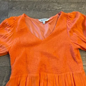 Davi & Dani Orange Dress thumbnail 2