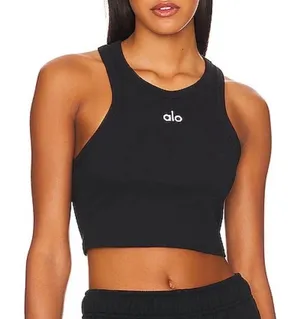 Alo Yoga Aspire Tank Black/White S thumbnail 1