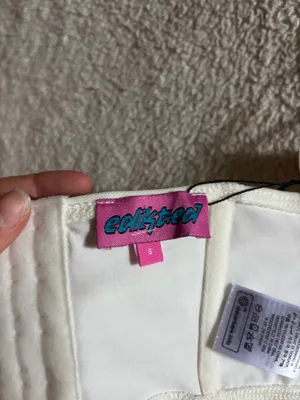 Edikted Going Out Top White Halter thumbnail 5